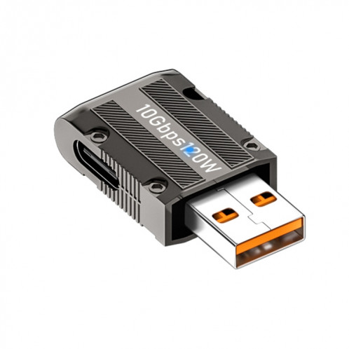 Adaptateur mécanique USB 3.1 Gen2 vers Type-C 10 Gbit/s 120 W, style : droit SH56031904-37